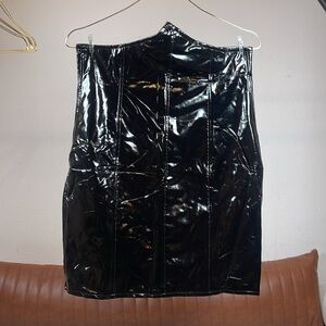 Liquid Corset Mini Skirt